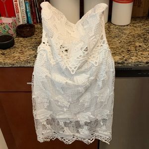 Charlotte Russe Dresses - White strapless dress Charlotte Russe Dresses - White strapless dress